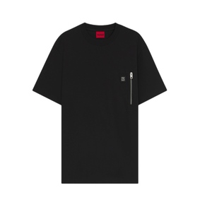 חולצה HUGO מידות S-XXL לגברים בגוון שחור