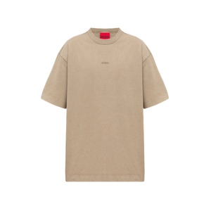 חולצה HUGO מידות S-XXL לגברים בגוון בז