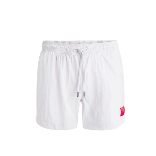 בגד ים HUGO מידות S-XXL לגברים בגוון לבן