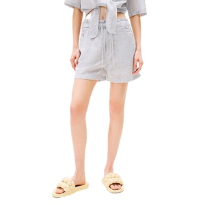 מכנס TOMMY JEANS מידות XS-L לנשים בגוון אפור בהיר