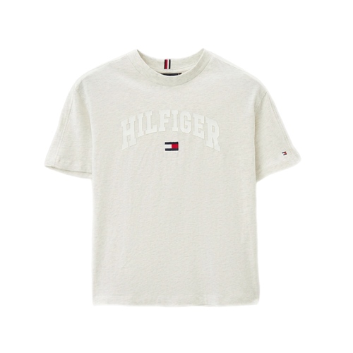 חולצה TOMMY HILFIGER מידות 2-16 לילדים בגוון לבן