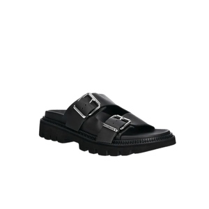 כפכף TOMMY JEANS מידות 36-40 לנשים בגוון שחור עם אבזמים