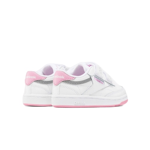 נעל REEBOK מידות 20-26.5 לילדים בגוון לבן-ורוד - מבט צד