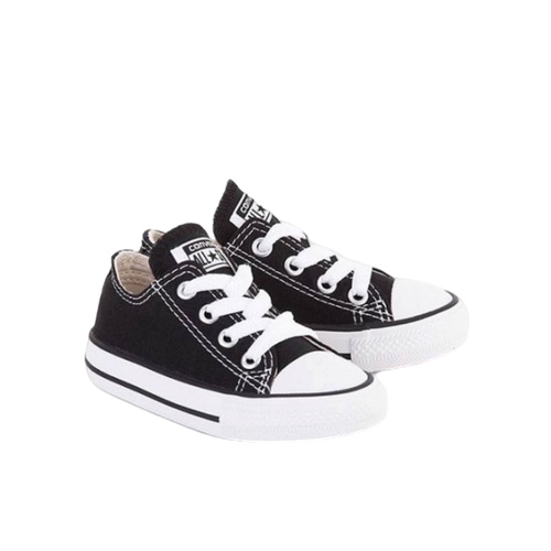 נעל CONVERSE נמוך שחור מידות 20-35 לילדים