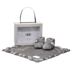 מארז UGG BIXBEE AND BEANIE BLANC אפור מידות 0-18M לילדים