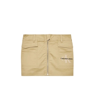 חצאית CALVIN KLEIN מידות 4-16 לילדים בגוון חאקי