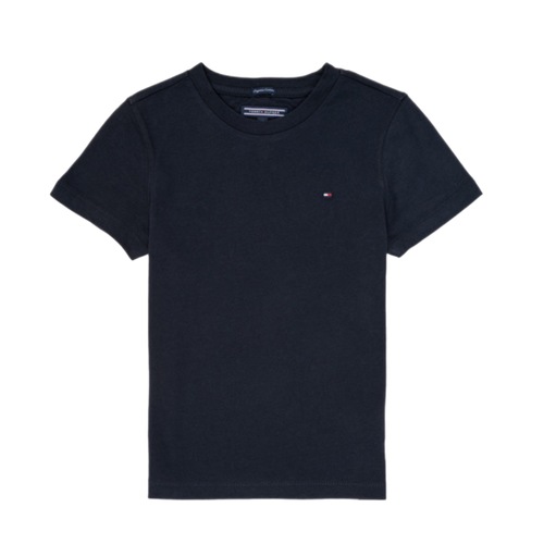 חולצה TOMMY HILFIGER שחורה צווארון עגול 3-16 לילדים