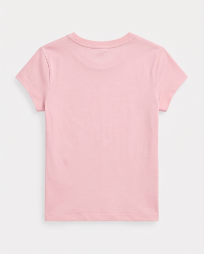 חולצה POLO RALPH LAUREN מידות 2-20 לילדים בגוון ורוד בהיר - מבט צד