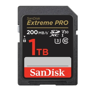 כרטיס זיכרון | S.D EX PRO | 4K 200S מבית SANDISK בנפח 1T