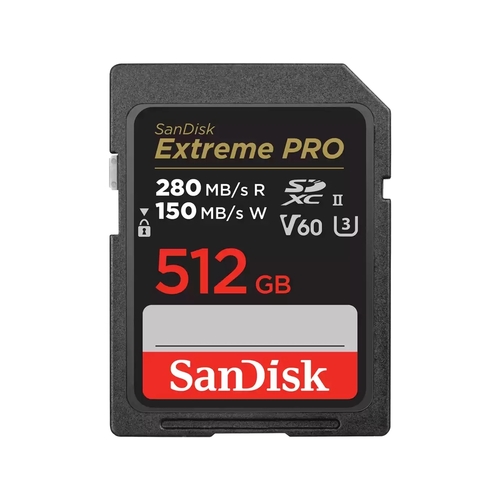 כרטיס זיכרון | SanDisk Extreme PRO SDXC UHS-II V60 | 280MB s בנ