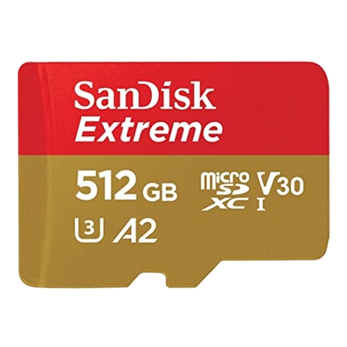כרטיס זיכרון | S.D EX MICRO | 4K 190S מבית SANDISK בנפח | 512GB