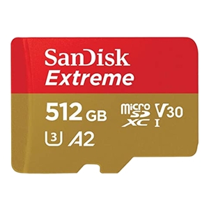 כרטיס זיכרון | S.D EX MICRO | 4K 190S מבית SANDISK בנפח | 512GB