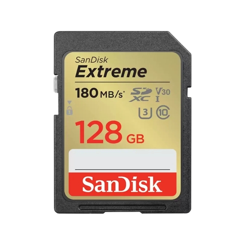 כרטיס זיכרון | S.D EX | 4K 180S V30 מבית SANDISK בנפח GB 128