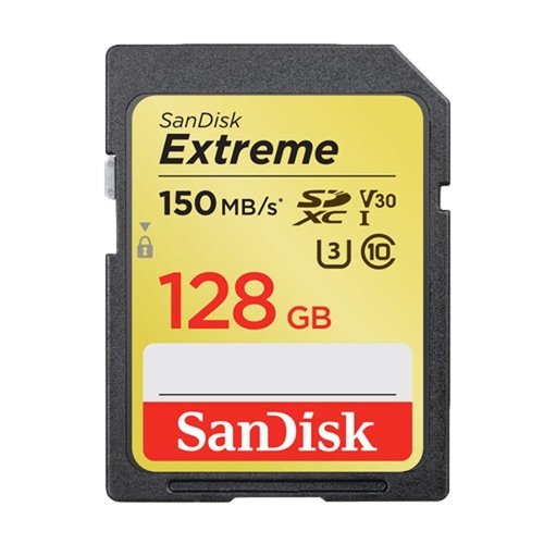 כרטיס זיכרון | S.D EX | 4K 180S V30 מבית SANDISK בנפח GB 128