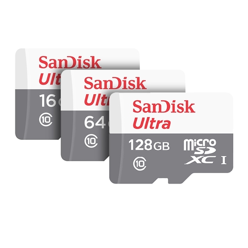 באנדל | 3 כרטיסי זיכרון Ultra microSDHC 32+64+128GB מבית SAND