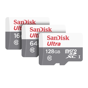 באנדל | 3 כרטיסי זיכרון Ultra microSDHC 32+64+128GB מבית SAND