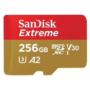 כרטיס זיכרון | microSDXC בנפח | 256GB דגם SanDisk Extreme UHS-I