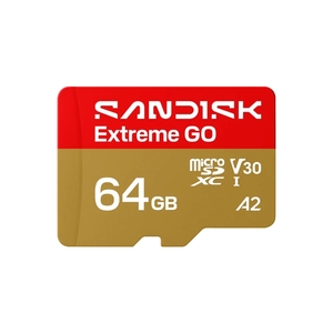 כרטיס זיכרון | Extreme GO microSDXC UHS-I | 64GB מבית SanDisk