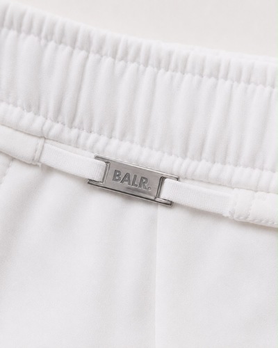 מכנס BALR מידות XS-XXL לגברים בגוון לבן - תקריב