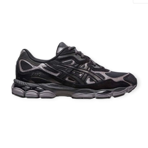 נעל ASICS מידות 40-46.5 לגברים בגוון אפור-שחור