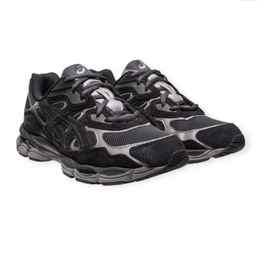 נעל ASICS מידות 40-46.5 לגברים בגוון אפור-שחור - תמונה 6
