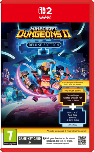 MINECRAFT DUNGEONS 2 Nintendo Switch 2 מכירה מוקדמת