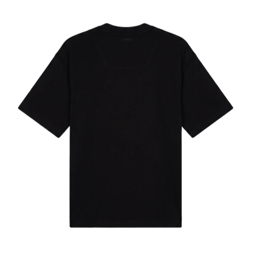 חולצה AINKER שחורה מידות XS-XXL לגברים בגוון שחור עם תווית - מבט צד