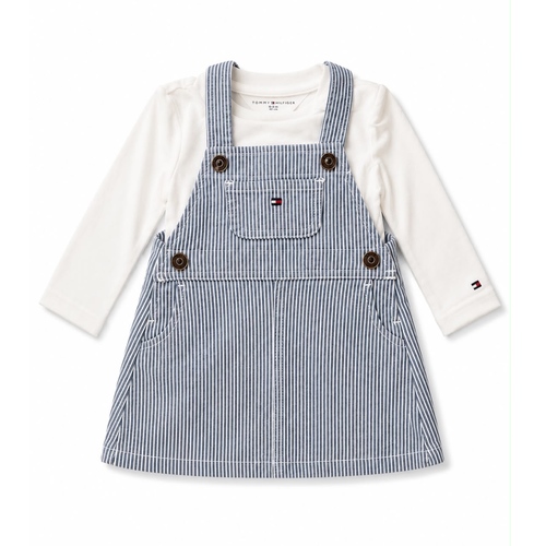 שמלה וחולצה TOMMY HILFIGER מידות 0-3 חודשים עד 2 שנים
