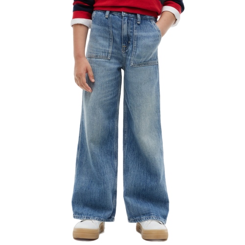 גינס TOMMY HILFIGER מידות 12-18 חודשים עד 16 שנים לילדים - מבט צד