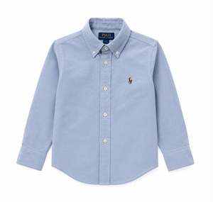 חולצה POLO RALPH LAUREN מידות 2-20 לילדים בגוון תכלת - מכופתרת