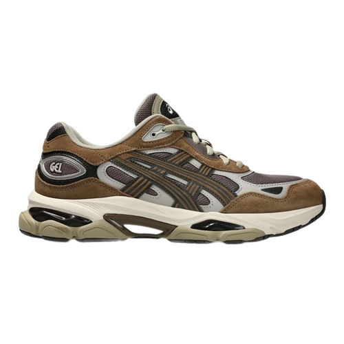 נעל ASICS מידות 40-46.5 לגברים בגוון חום - מבט צד