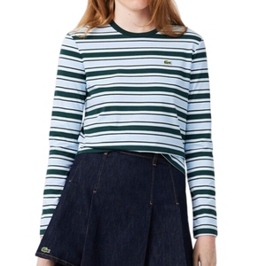 חולצה LACOSTE מידות XS-XL לנשים בגוון כחול 