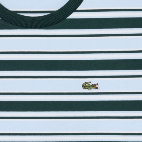 חולצה LACOSTE מידות XS-XL לנשים בגוון כחול - מבט נוסף