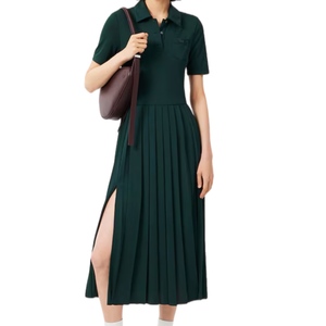שמלה LACOSTE מידות XS-XL לנשים בגוון ירוק 