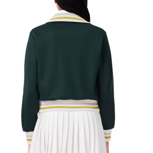 סוויטשירט LACOSTE מידות XS-XL לנשים בגוון ירוק - מבט נוסף