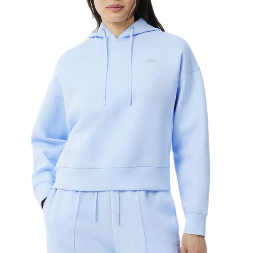 קפוצ׳ון LACOSTE מידות XS-XL לנשים בגוון תכלת