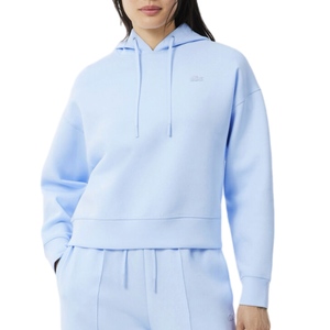 קפוצ׳ון LACOSTE מידות XS-XL לנשים בגוון תכלת