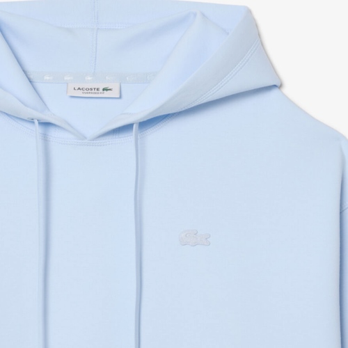 קפוצ׳ון LACOSTE מידות XS-XL לנשים בגוון תכלת - מבט נוסף
