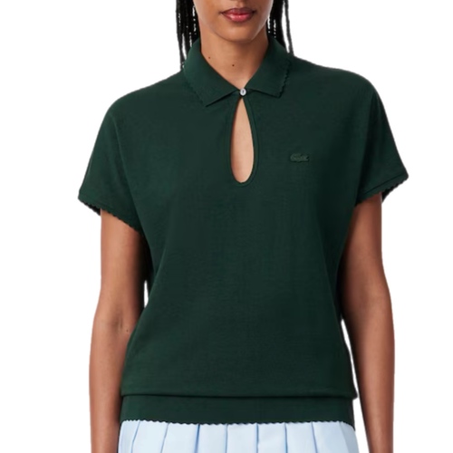 חולצה LACOSTE מידות XS-XL לנשים בגוון ירוק