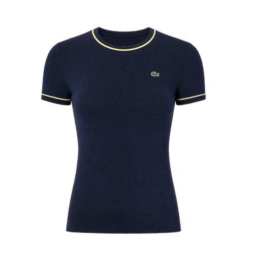 חולצה LACOSTE מידות XS-XL לנשים בגוון כחול