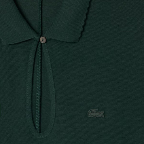 חולצה LACOSTE מידות XS-XL לנשים בגוון ירוק - מבט נוסף