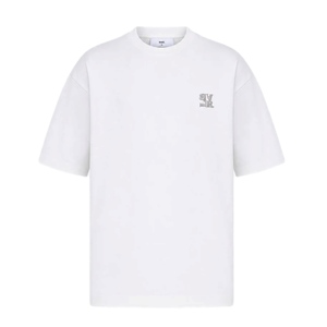 חולצה BALR מידות XS-XXL לגברים בגוון לבן עם סמל