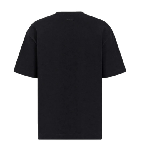 חולצה BALR מידות XS-XXL לגברים בגוון שחור עם הדפס ציפורים - מבט צד