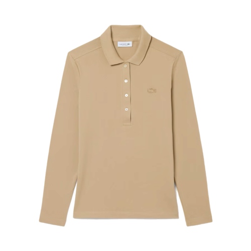 חולצה LACOSTE מידות XS-XL לנשים בגוון חום