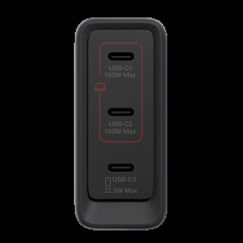 מטען Lenovo Multi-port USB-C 100W GaN 40AW100BEU