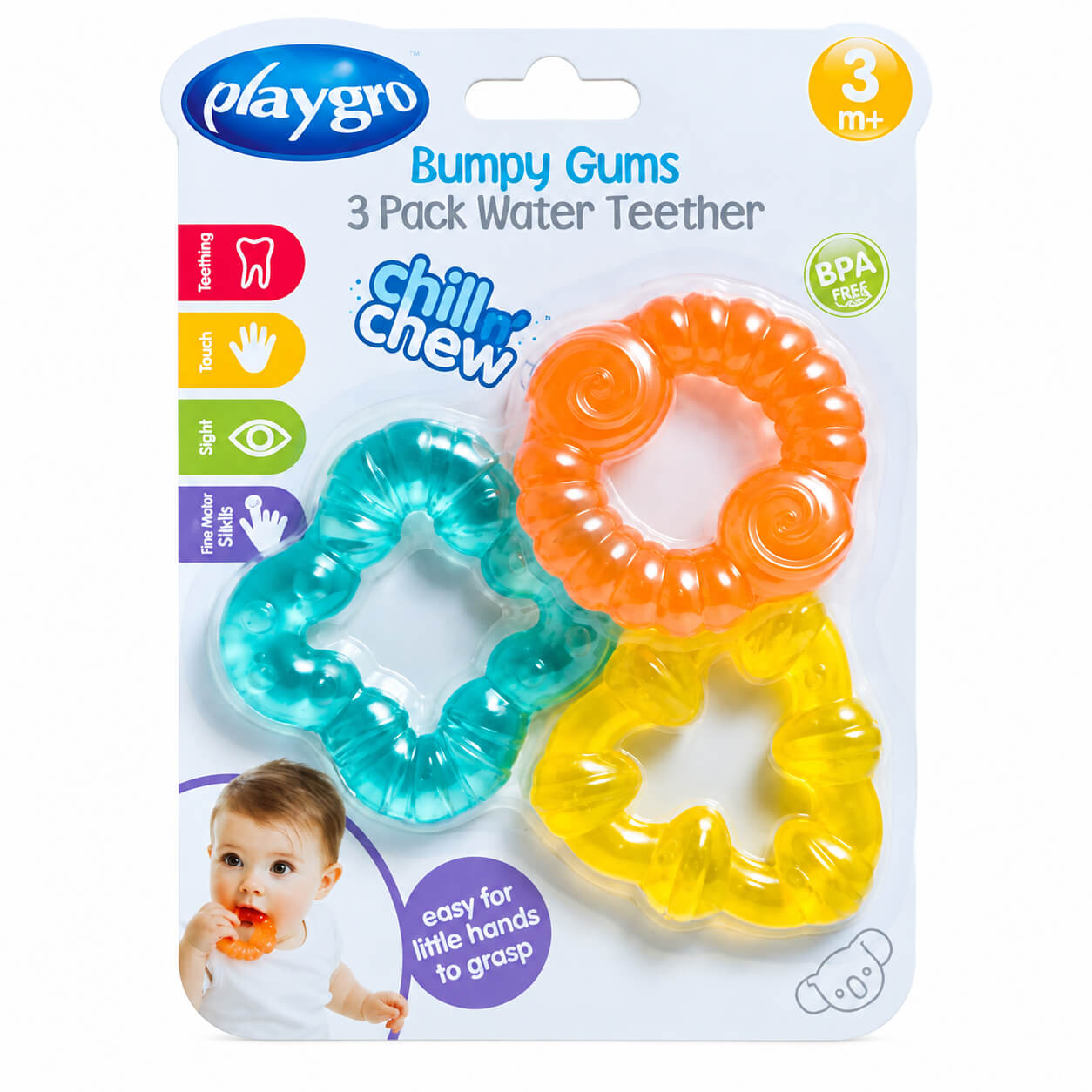נשכן קירור מרקמים Playgro