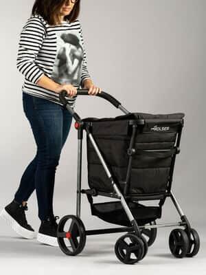 עגלת קניות פרימיום 4 גלגלים -Rolser Basket 4B 