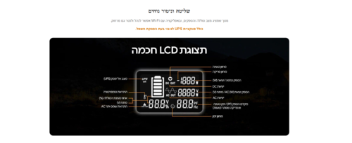 תחנת כח ניידת עוצמתית PECRON E2400LFP