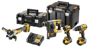 סט 4 כלים פרימיום BRUSHLESS 18V שלוש שנות אחריות