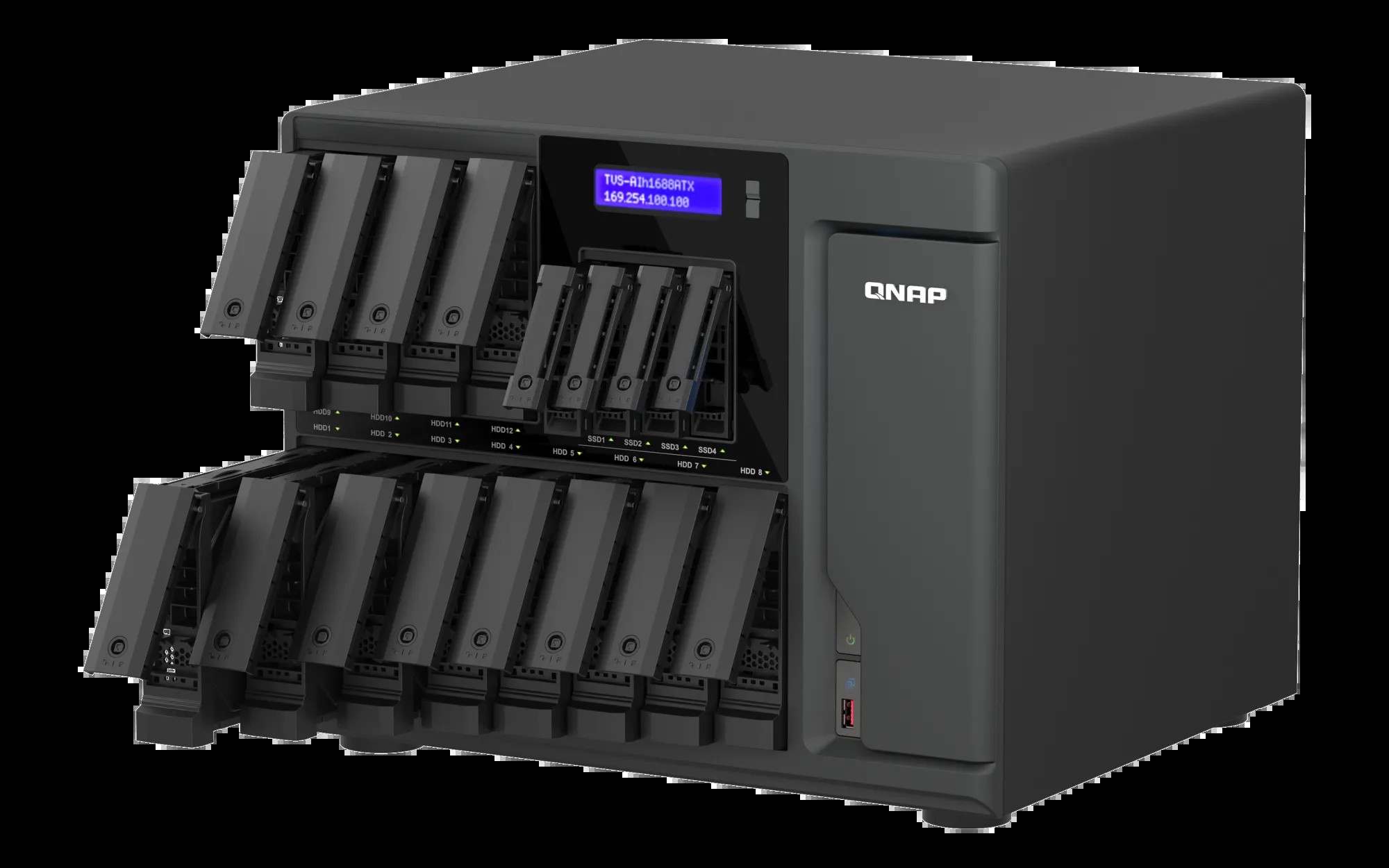 שרת אחסון QNAP TVS-AIh1688ATX-U7-32G Ultra 9 48GB NAS